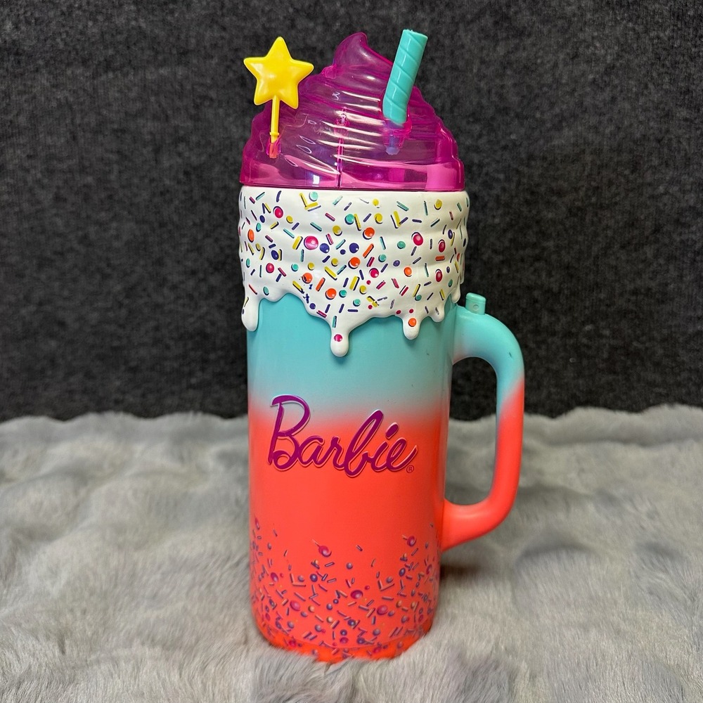 Mattel Barbie Pop Reveal Rise and Surprise Canister Toy Blue Pink Gradient